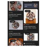 F - JAPANESE IMARI WARE PORCELAIN PLATES (L34)
