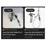 F - REMOTE HI HAT STAND & DOUBLE BASS DRUM PEDAL