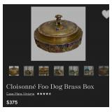 F - VINTAGE TRINKET BOX (K48)