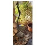F - PATIO / GARDEN CRANE STATUE 46'T (F2)