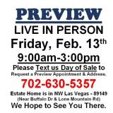 PREVIEW LIVE IN PERSON - Friday, February 13th
