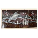 K - VTG CHINESE MOTHER OF PEARL INLAY ART PANELS