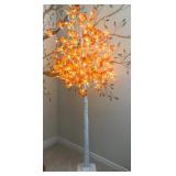 K - LIGHTED FLORAL TREE 66'T