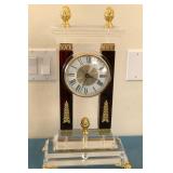 K - EMPIRE STYLE MANTEL CLOCK 18.5'T