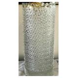 K - VINTAGE CUT CRYSTAL VASE 19'T