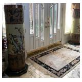 K - TWO CHINESE CERAMIC PILLARS 61'T EA