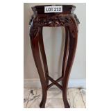 K - CARVED WOOD PLANT / CURIO STAND 36'T