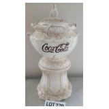 K - VINTAGE STYLE COCA-COLA COOKIE JAR