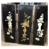 K - THREE PIECES ASIAN INLAY ART 36X12'EA