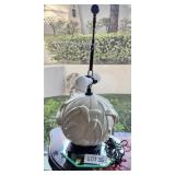 K - VINTAGE WHITE CERAMIC TABLELAMP BASE