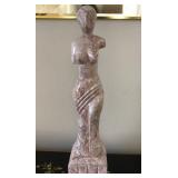 K - CARVED STONE VENUS SCULPTURE 19'T