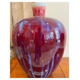 K - CHINESE CERAMIC DECORATIVE VASE 17'T