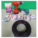11 - POWER DRILLS, WIRELESS DOOR CHIMES, TUBING