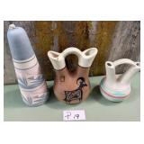 11 - THREE PIECES SOUTHWESTERN POTTERY (P19)