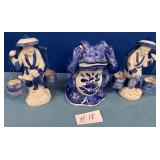 11 - PORCELAIN CHINESE FIGURES(H18)