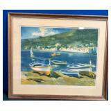 11 - LTD ED LITHO ART FRAMED WITH COA 23X27'