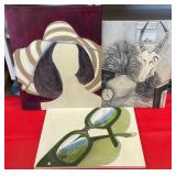 11 - THREE PIECES ORIGINAL ART (S50)