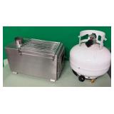 14 -PORTABLE TENT STOVE & PROPANE TANK (L190)