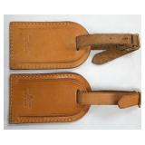 700 - TWO LOUIS VUITTON LUGGAGE TAGS (AUTHENTIC)
