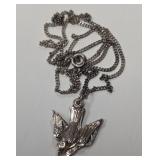 700 - SILVER PENDANT NECKLACE (B67)