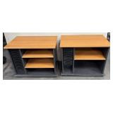 11 - TWO MATCHING SIDE TABLES/ STANDS