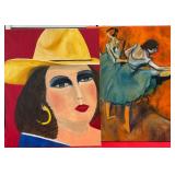 11 - TWO PIECES ORIGINAL ART 30X24' (S21)
