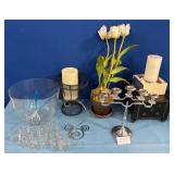 11 - PUNCH BOWL,CANDLES,FLOWERS ETC(H39)