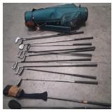 11 - MIXED GOLF CLUBS WITH BAG (L88)