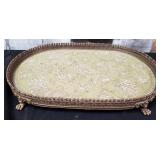 11 - SILVER FOOTED TRAY (G18)
