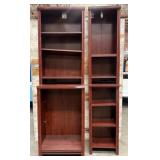 357 - LOT OF TWO BOOKCASES (W14)