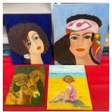 11 - FOUR PIECES ORIGINAL ART (S46)