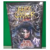 11 - ALICE COOPER PRINT FRAMED 24X36' (L94)