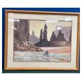 11 - G.F.BROMMER ART FRAMED 30X38'