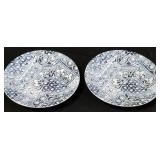 11 - TWO PIECES RALPH LAUREN COTE D' ASURE PLATES