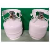 J1 - LOT OF TWO PROPANE TANKS (L105)