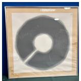 11 - ABSTRACT ART FRAMED 25'SQ