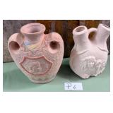 11 - TWO PIECES NATIVE AMERICAN POTTERY (P6)
