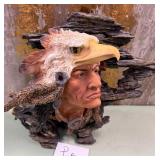 11 - NATIVE AMERICAN EAGLE WARRIOR FIGURE (P5)