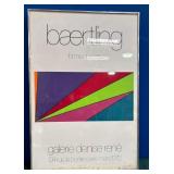 11 - BAERTLING ABSTRACT GALLERY PRINT FRAMED