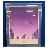 11 - FOLON ART FRAMED 32X26'