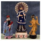 11 - THREE COLLECTIBLE FIGURINES (P122)