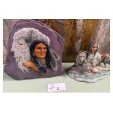 11 - TWO PIECES NATIVE AMERICAN COLLECTIBLES (P2)