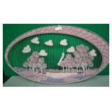 11 - VINTAGE WOVEN FIBER ARTWORK 46X26' (L100)