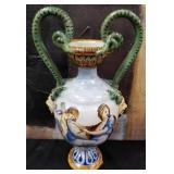 11 - HANDCRAFTER ALBISOLA VASE  AS-IS (G15)