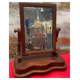 357 - ANTIQUE TABLE TOP SHAVING MIRROR(W65)