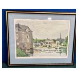 11 - CONSTANT le BRETON ART FRAMED 24X29'