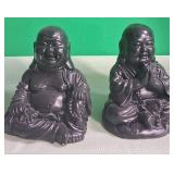 11 - TWO BUDDHA FIGURES 5'T (L1)