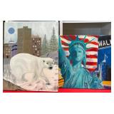 11 - TWO PIECES ORIGINAL ART 30X24' (S19)