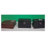11 - THREE KEEPSAKE / STORAGE BOXES (L53)