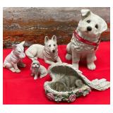 357 - ASSORTED DOG FIGURES(W47)